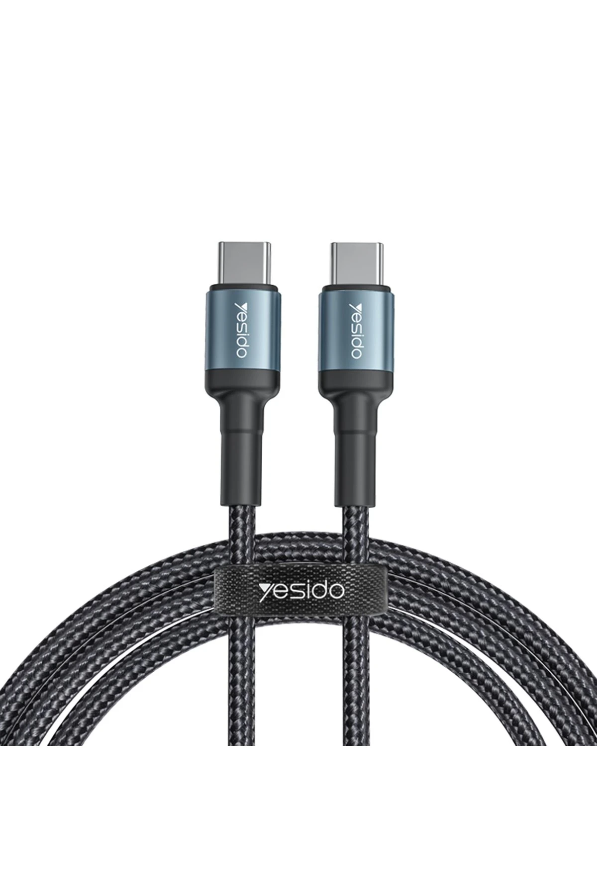 Yesido CA78 1.2M 60W Hasırlı Type-C to Type-C PD Hızlı Şarj Kablosu