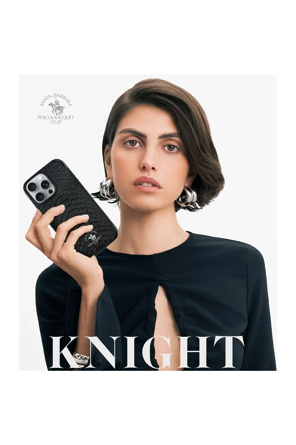 Santa Barbara Polo Racquet Club iPhone 16 Pro Max Knight Deri Kapak