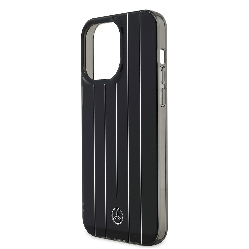Apple iPhone 14 Pro Max Kılıf Mercedes Benz Orjinal Lisanslı New Urban 3 Sert PC Paralel Çizgi Desenli Kapak