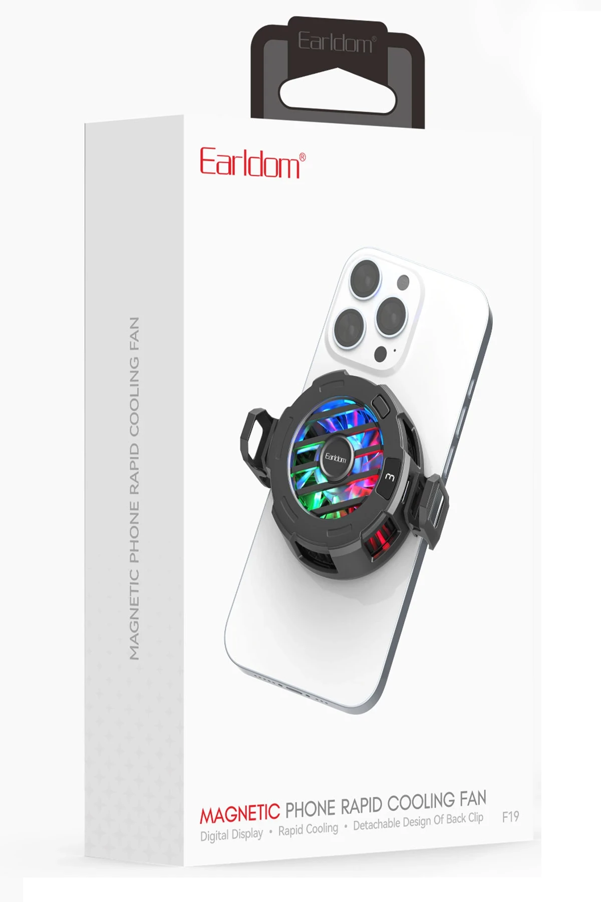 Earldom F19 Radyatör Telefon Soğutucu Manyetik Fan