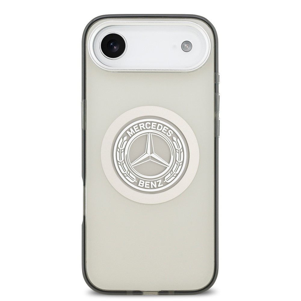 Apple iPhone 17 Air Kılıf Mercedes Benz Orjinal Lisanslı M-safe Şarj Özellikli Çift Katmanlı PC Nostaljik Yıldız Dizayn Kapak