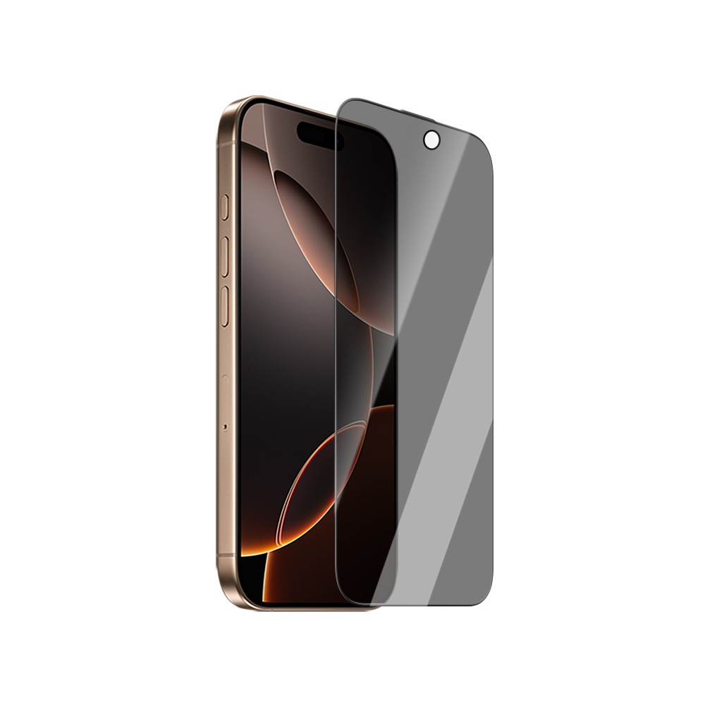Apple iPhone 16 Plus CaseWorld 0.25mm Privacy 3D Temperli Cam Ekran Koruyucu