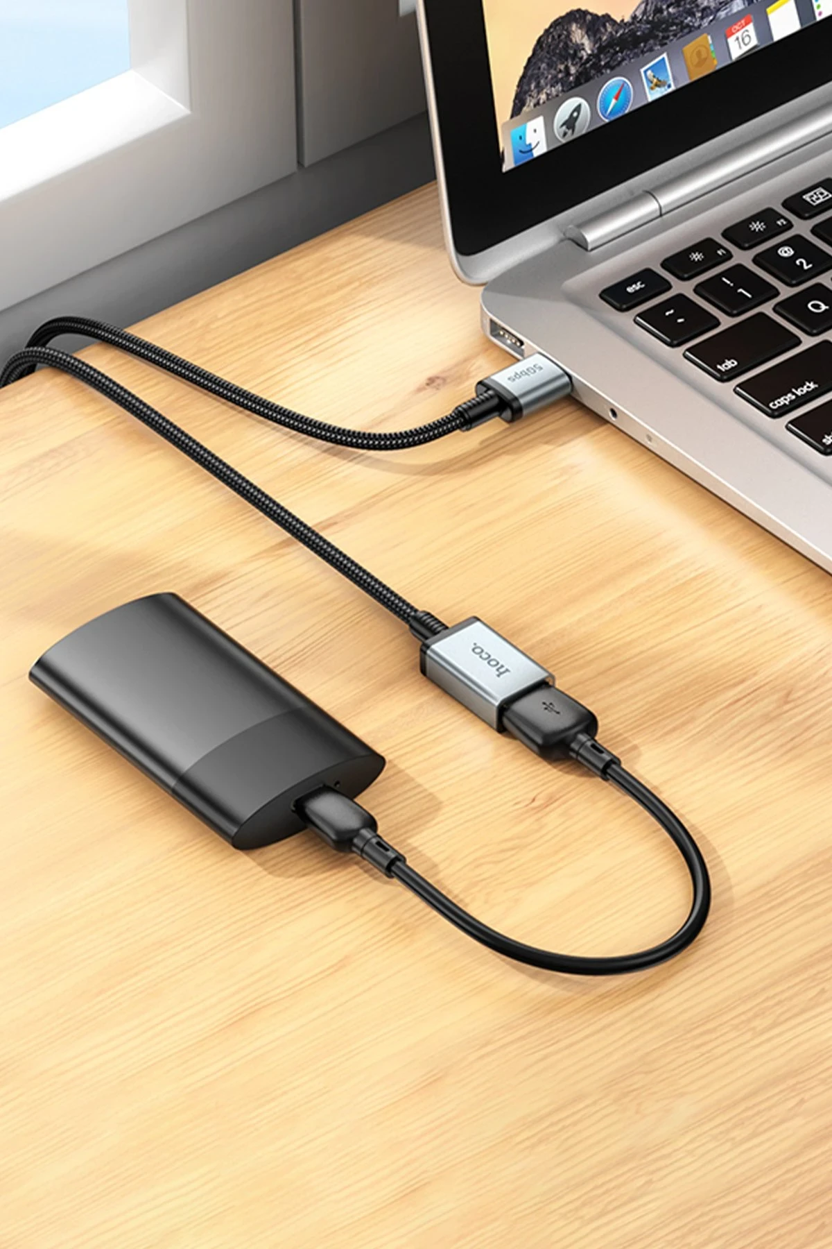 Hoco. US10 50cm 5 GBPS Hız Tak Çalıştır USB 3.0 to USB 3.0 Uzatma Kablosu