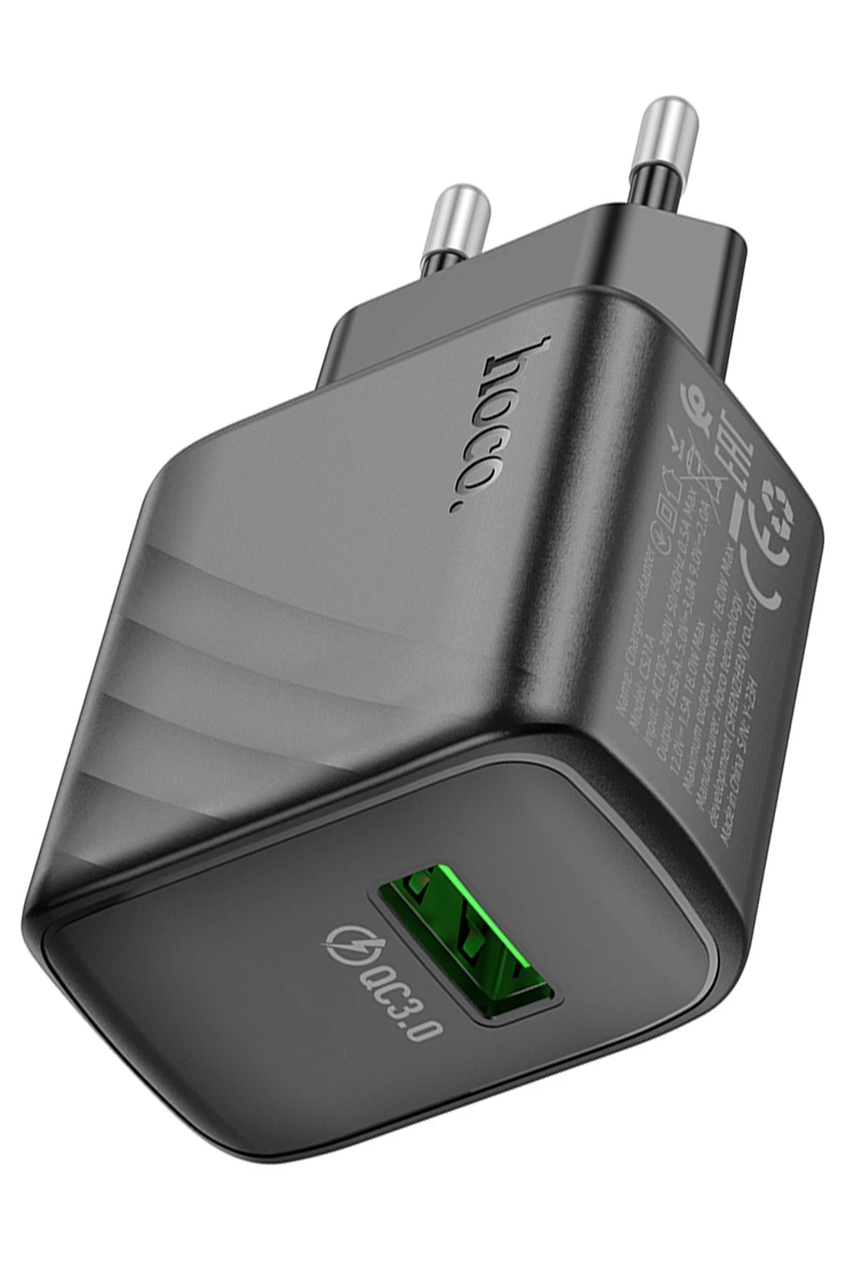 Hoco. CS21A Rich 18W USB 3.0 QC Çıkışlı Hızlı Şarj Aleti