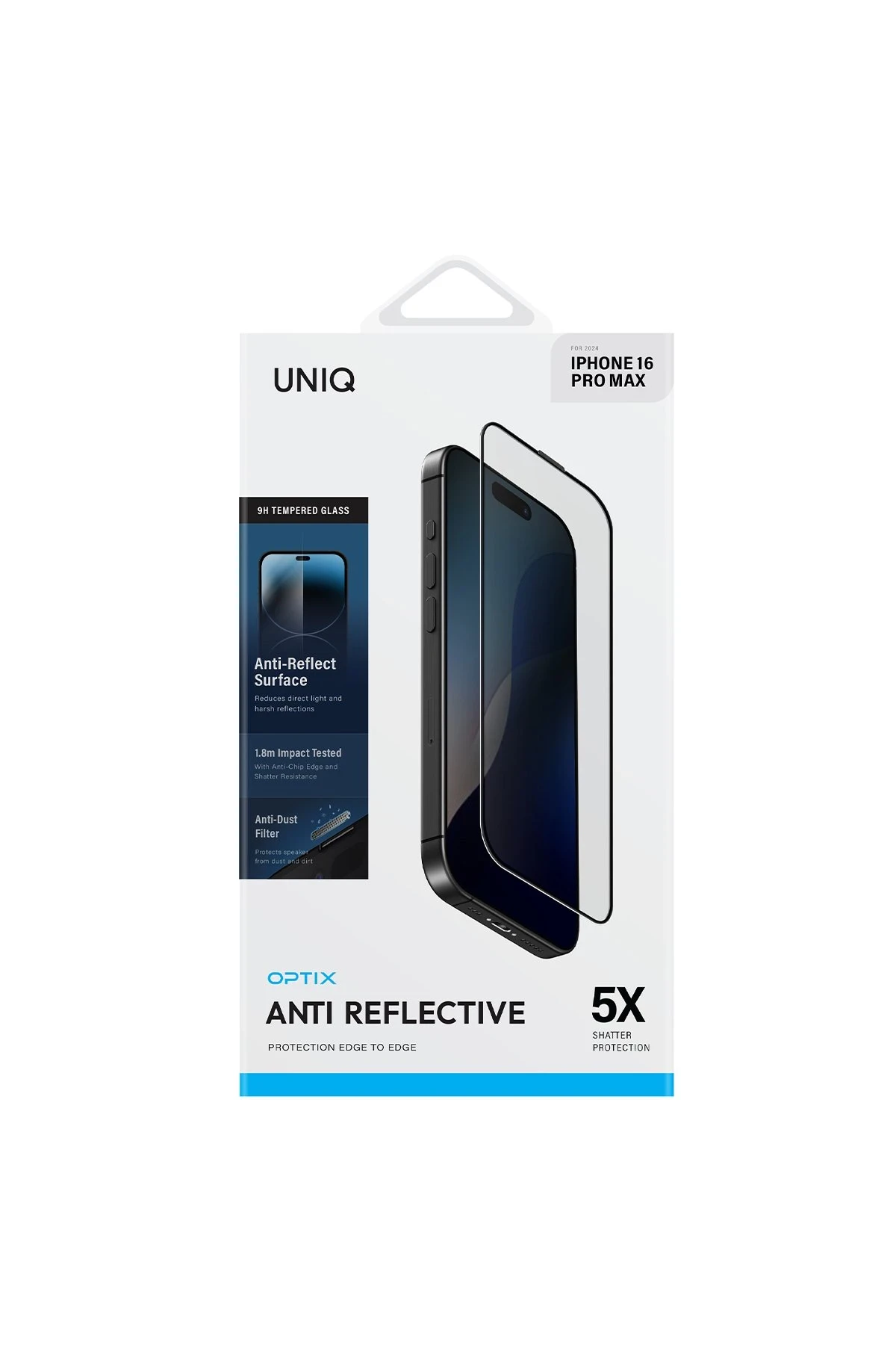 Uniq iPhone 16 Pro Max Optix Anti Reflective Cam Ekran Koruyucu