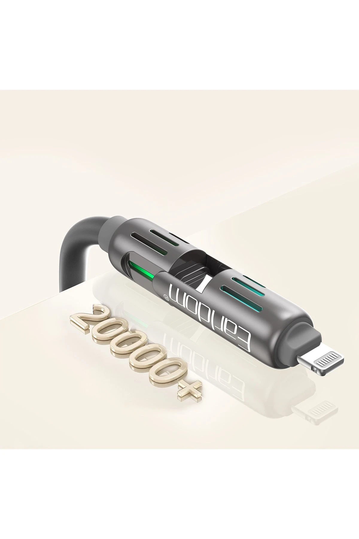 Earldom IC02 4in1 240W Type-C to Type-C Ekstra 2.4A USB to Lightning ve 30W Type-C to Lightninge Dönüşme Özellikli PD Hızlı Şarj Kablosu