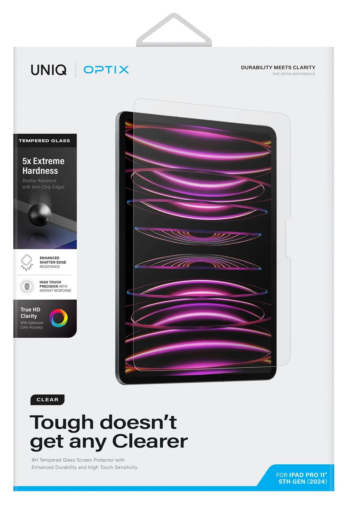 Uniq iPad Pro 11 (2022) Optix Tablet Cam Ekran Koruyucu
