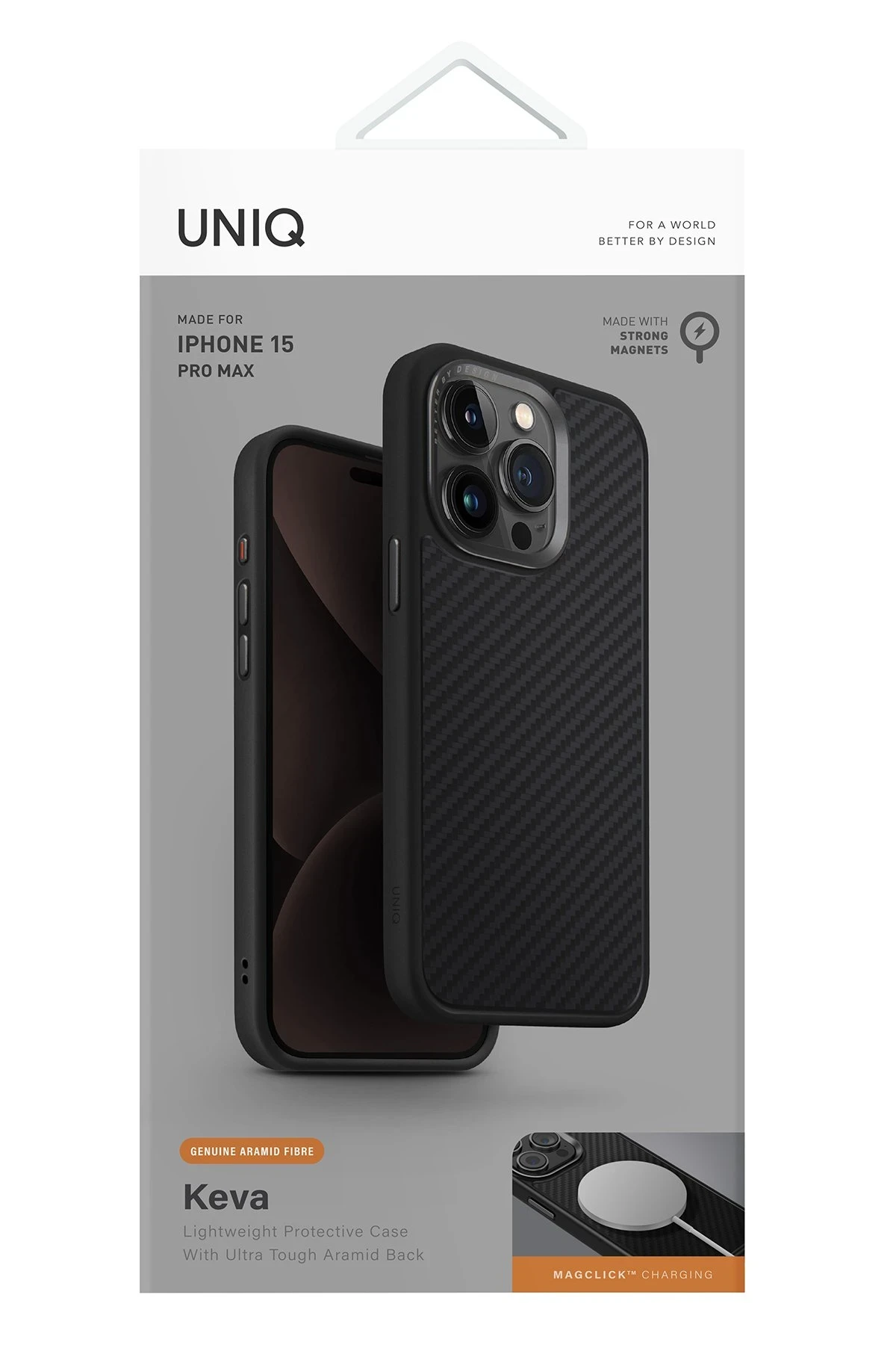 Uniq iPhone 15 Pro Max Keva Karbon Magsafe Kapak