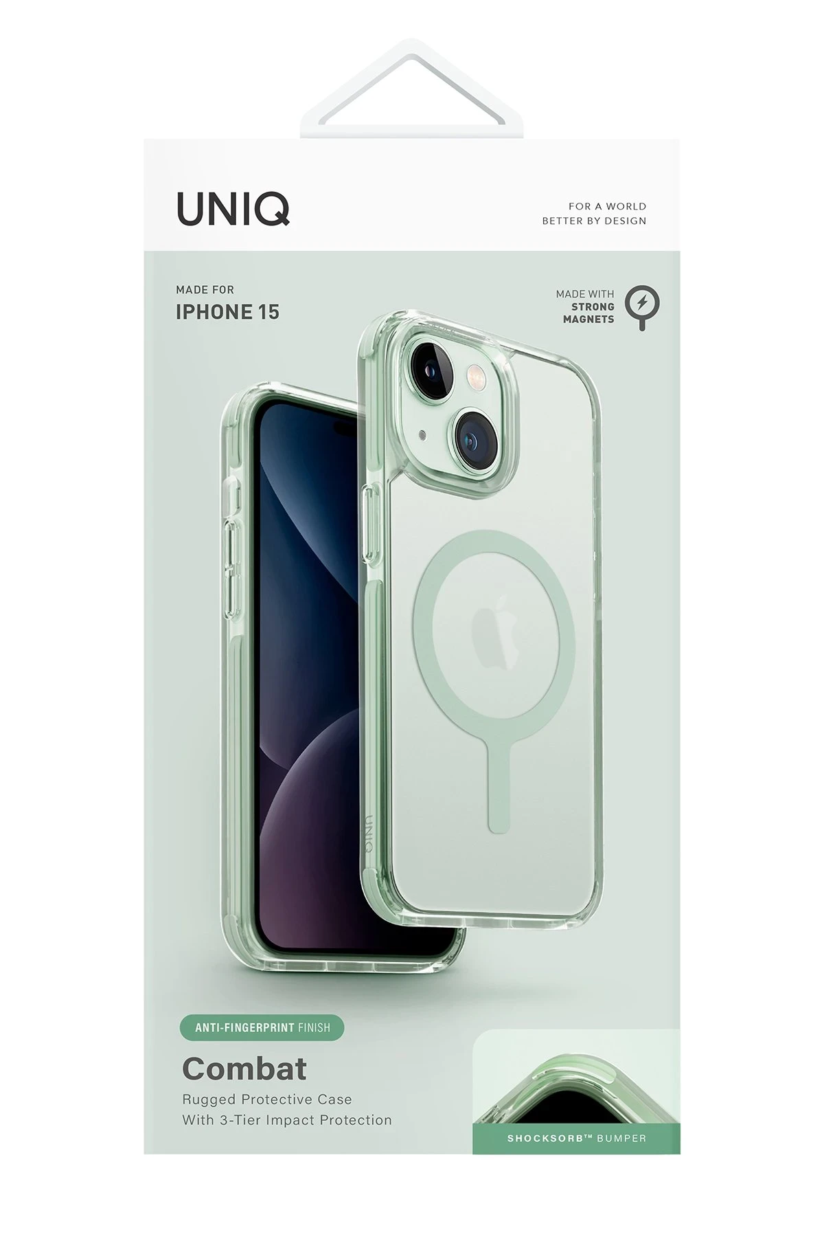 Uniq iPhone 15 Combat Magsafe Kapak