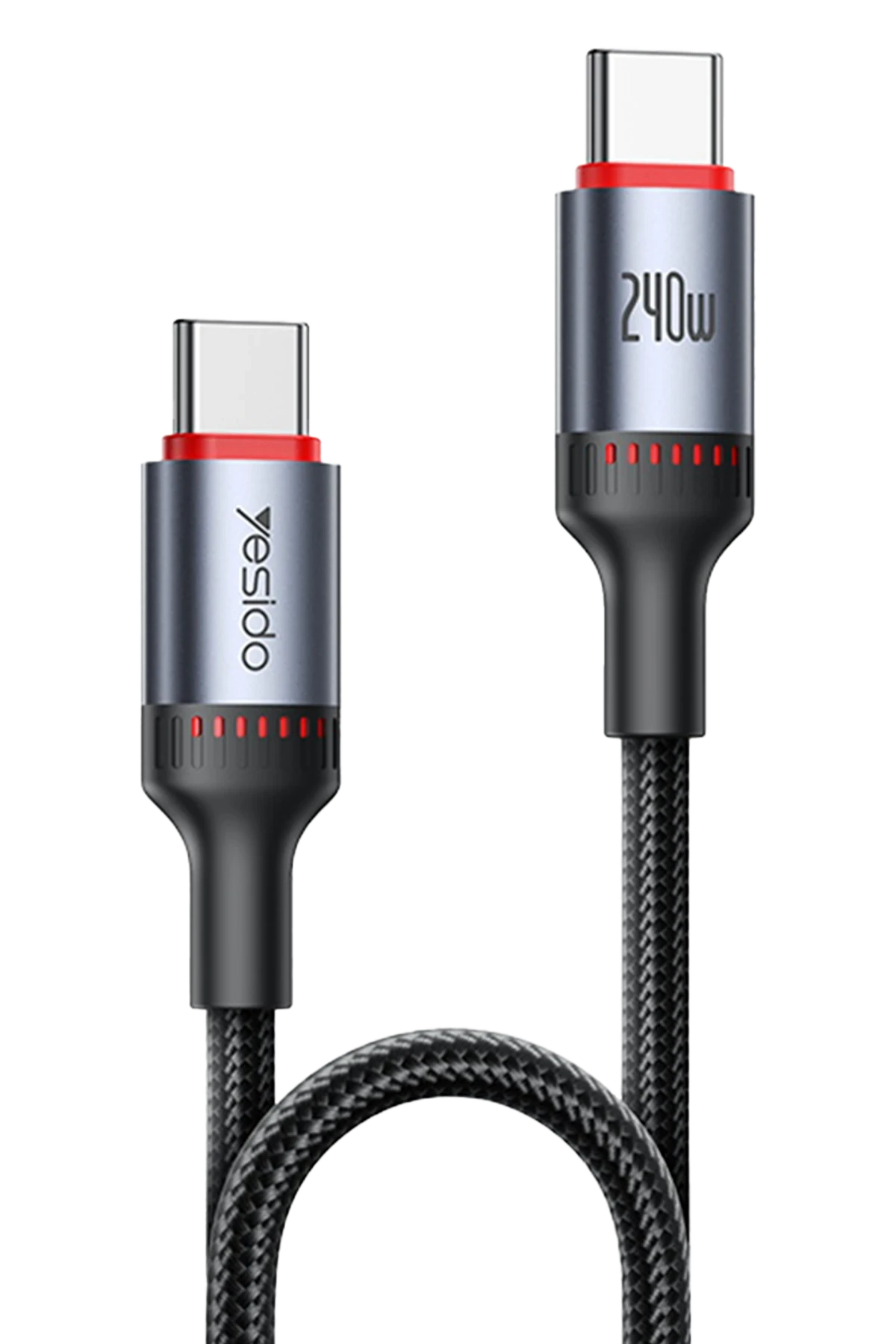 Yesido CA185 1.2M 240W Type-C to Type-C PD Hızlı Şarj Kablosu