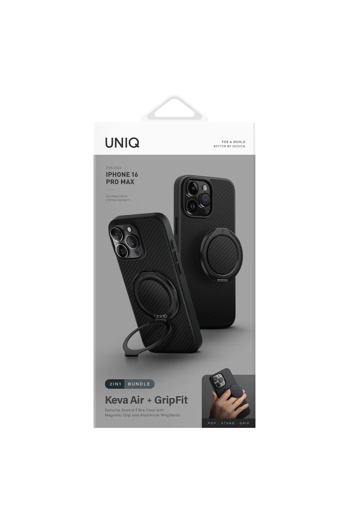 Uniq iPhone 16 Pro Keva Air Magsafe Gripfit Premium Kılıf