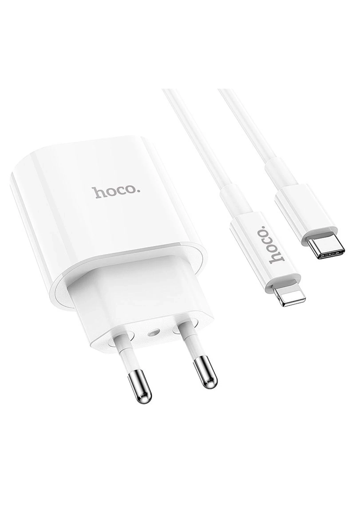 Hoco. C94A Metro 20W Type-C Çıkışlı Ekstra Type-C to Lightning Kablolu PD Hızlı Şarj Aleti