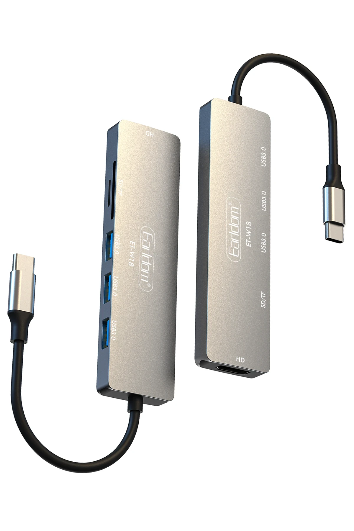 Earldom W18 6in1 4K Hub Dönüştürücü