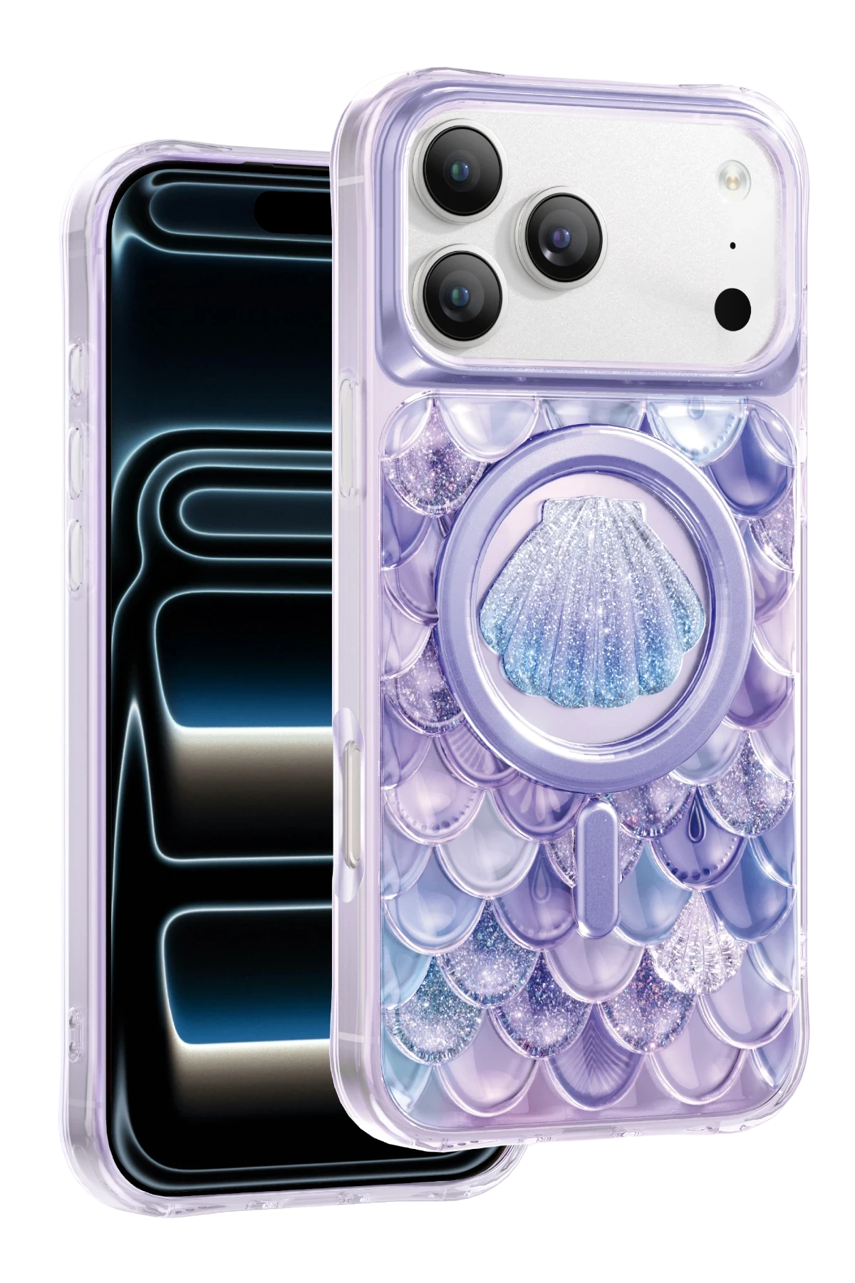 Keephone Apple iPhone 17 Pro Iceland Simli Magsafe Kapak