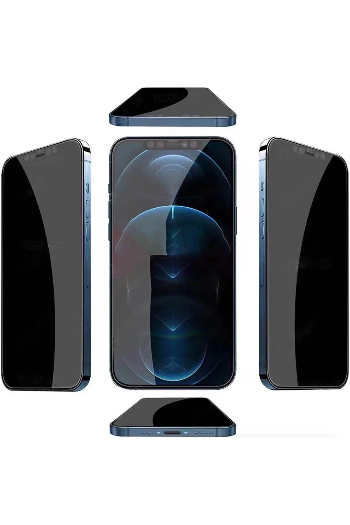 URR iPhone 16 Plus 4 Way Anti Spy 360 Privacy Cam Ekran Koruyucu
