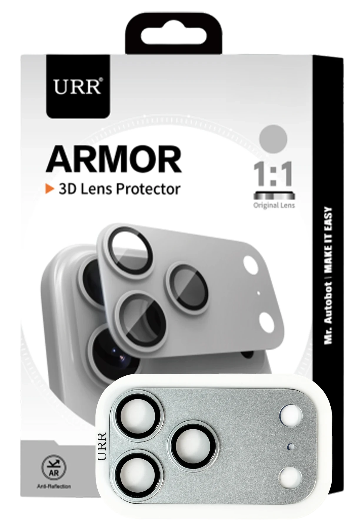 URR Apple iPhone 17 Pro Armor 3D Kamera Lens Koruyucu