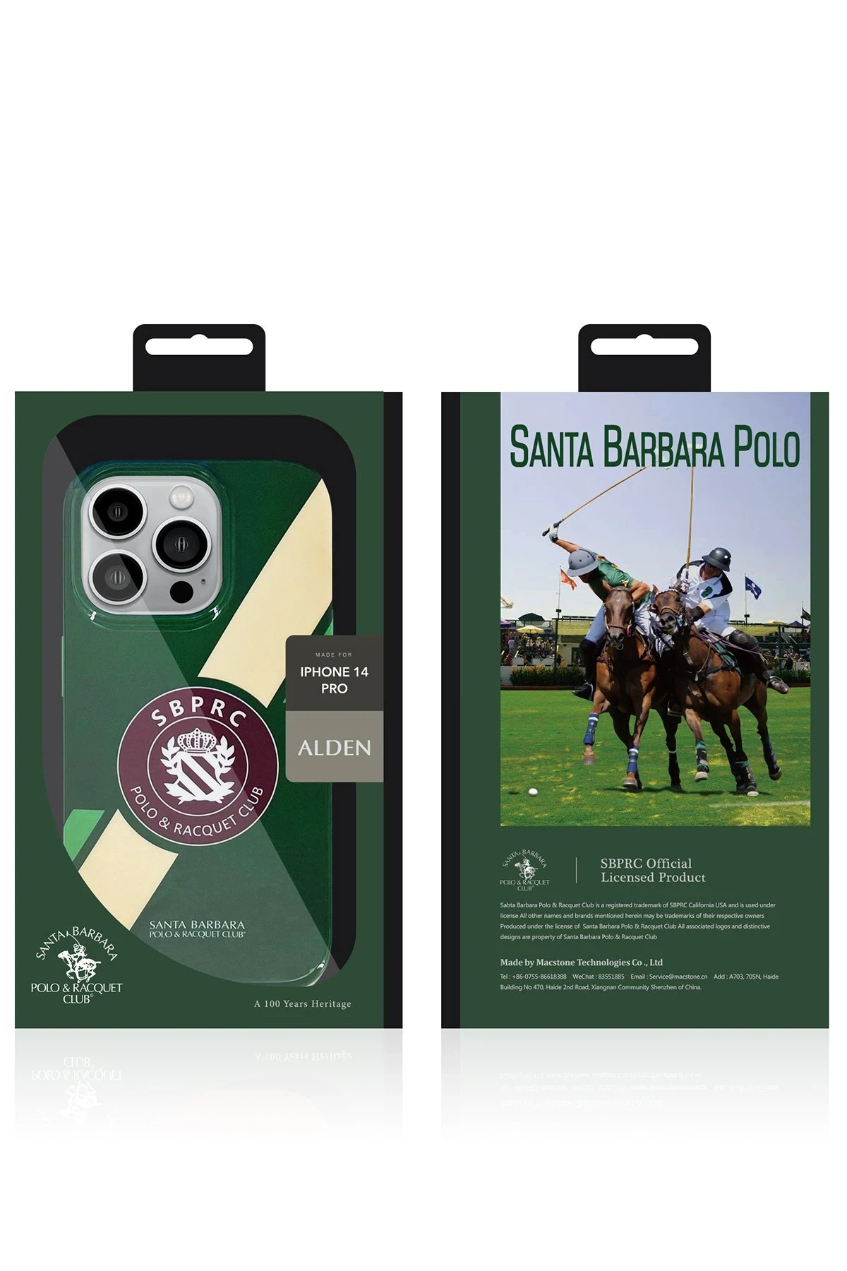 Santa Barbara Polo Racquet Club iPhone 14 Pro Alden Kapak