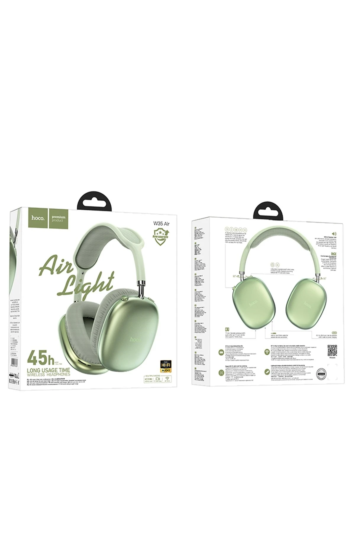 Hoco. W35 Air Triumph Aux Destekli Bluetooth Kablosuz Kulaklık