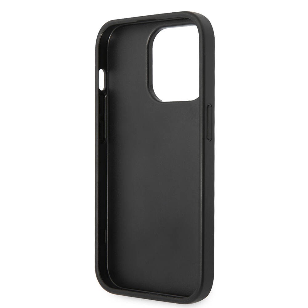 Apple iPhone 14 Pro Max Kılıf GUESS PU Deri Büyük Metal Logo Dizaynlı Kapak