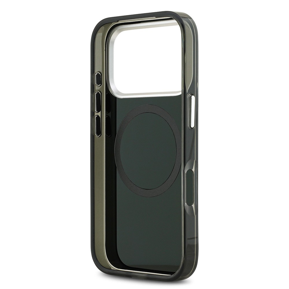 Apple iPhone 17 Pro Kılıf Mercedes Benz Orjinal Lisanslı M-safe Şarj Özellikli Çift Katmanlı PC Nostaljik Yıldız Dizayn Kapak