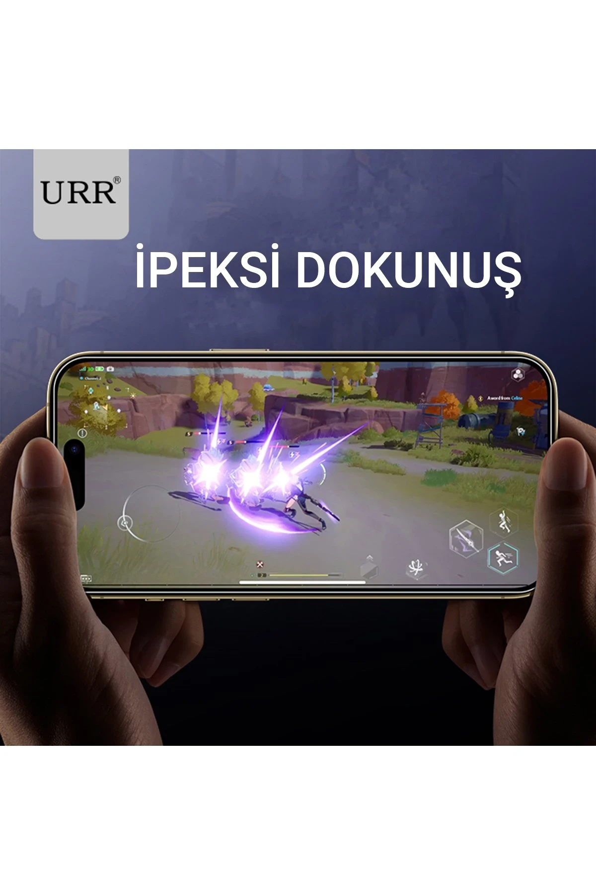 URR iPhone 14 Pro HD Privacy Cam Ekran Koruyucu