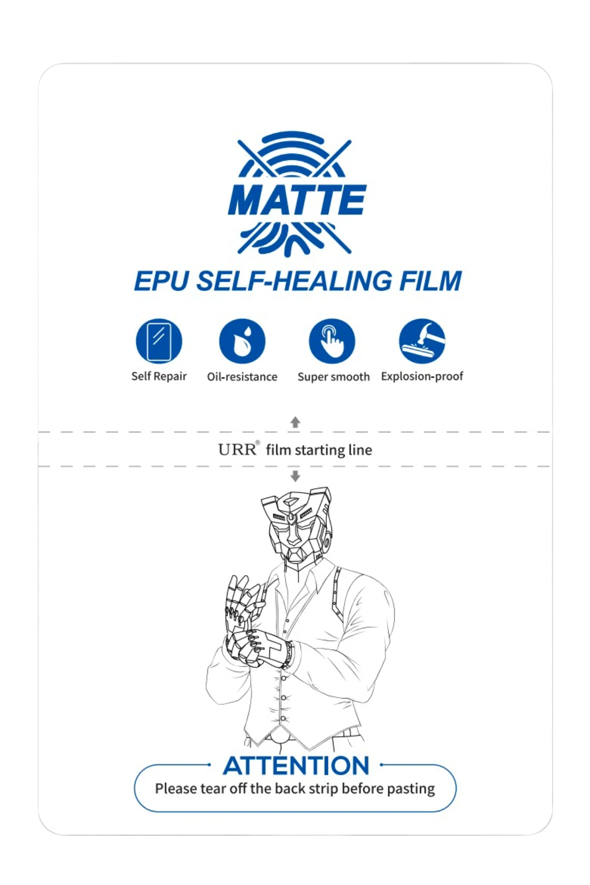 URR EPU HD Makine Auto Repair Mat Seramik Nano Ekran Koruyucu 20 Adet