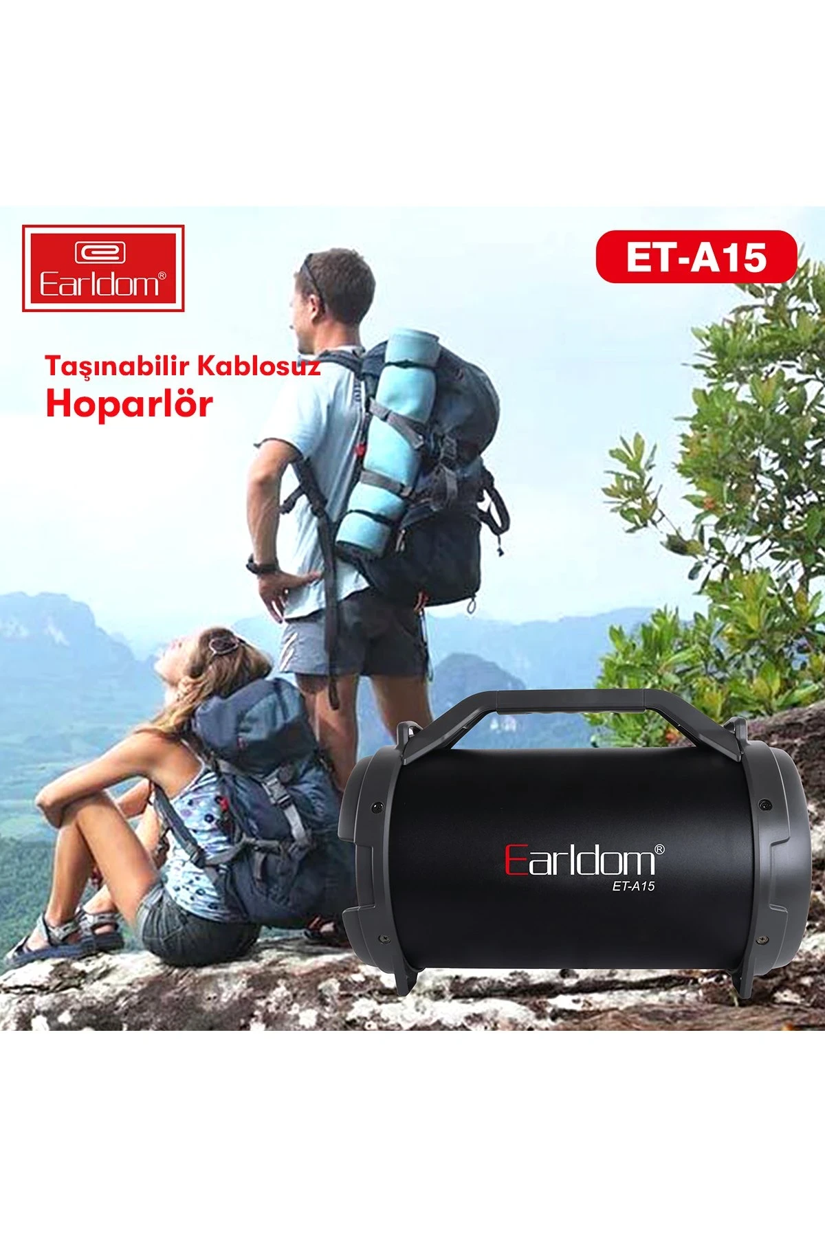Earldom A15 Radyolu Bluetooth Kablosuz Hoparlör
