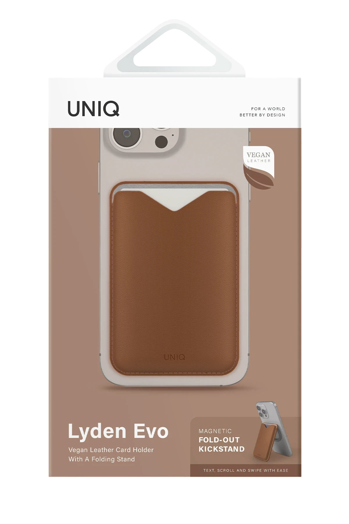 Uniq Lyden Evo Manyetik Kartlıklı Standlı Holder