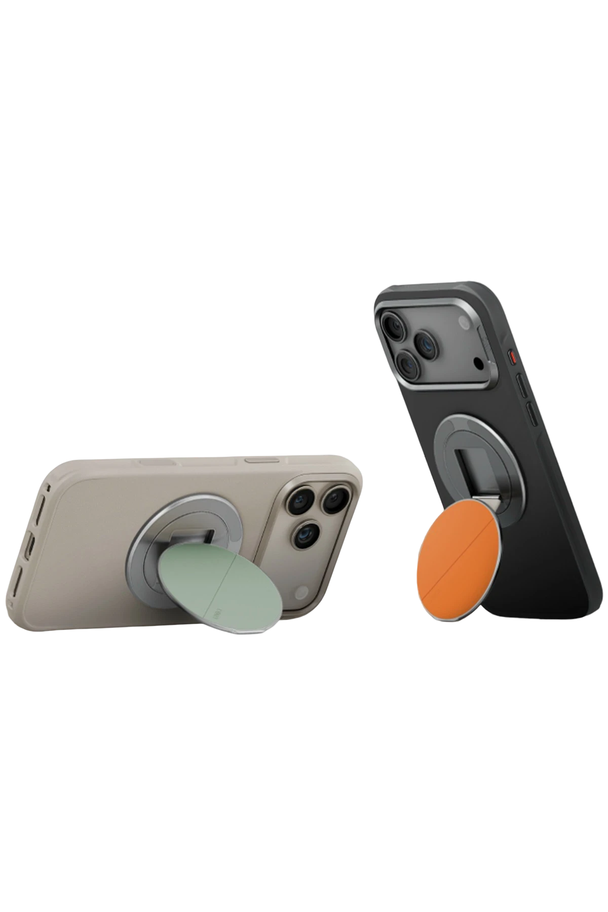 Uniq Grivix Premium 360 Manyetik Magsafe Kickstand Yüzük - Karbon