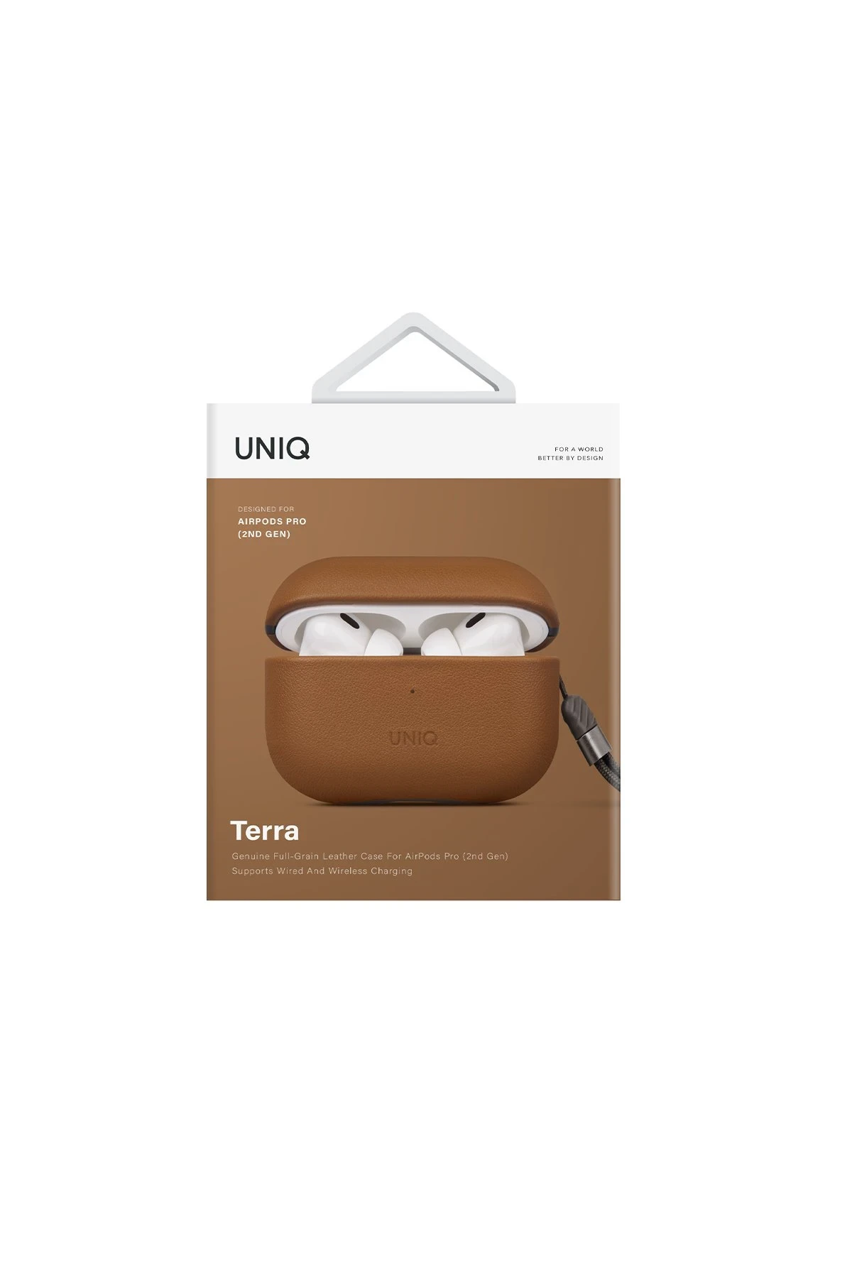 Uniq Airpods Pro 2 (2.nesil) Terra Genuine Deri Kılıf