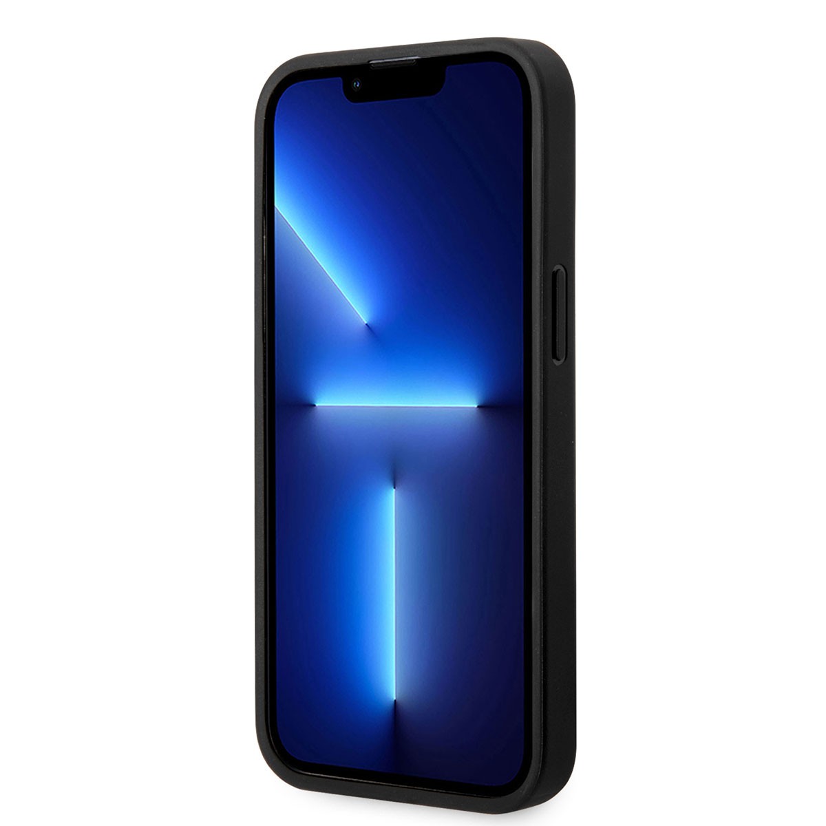 Apple iPhone 14 Pro Max Kılıf BMW PU Deri 3 Renkli Çizgili Örgü Dizayn Kapak