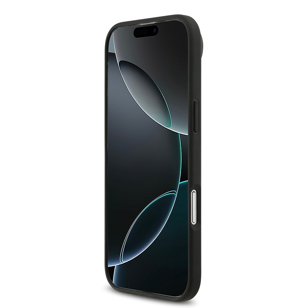 Apple iPhone 17 Air Kılıf Lacoste Orjinal Lisanslı M-safe Şarj Özellikli PU Pike Desenli Metal Logolu Kartlıklı Kapak