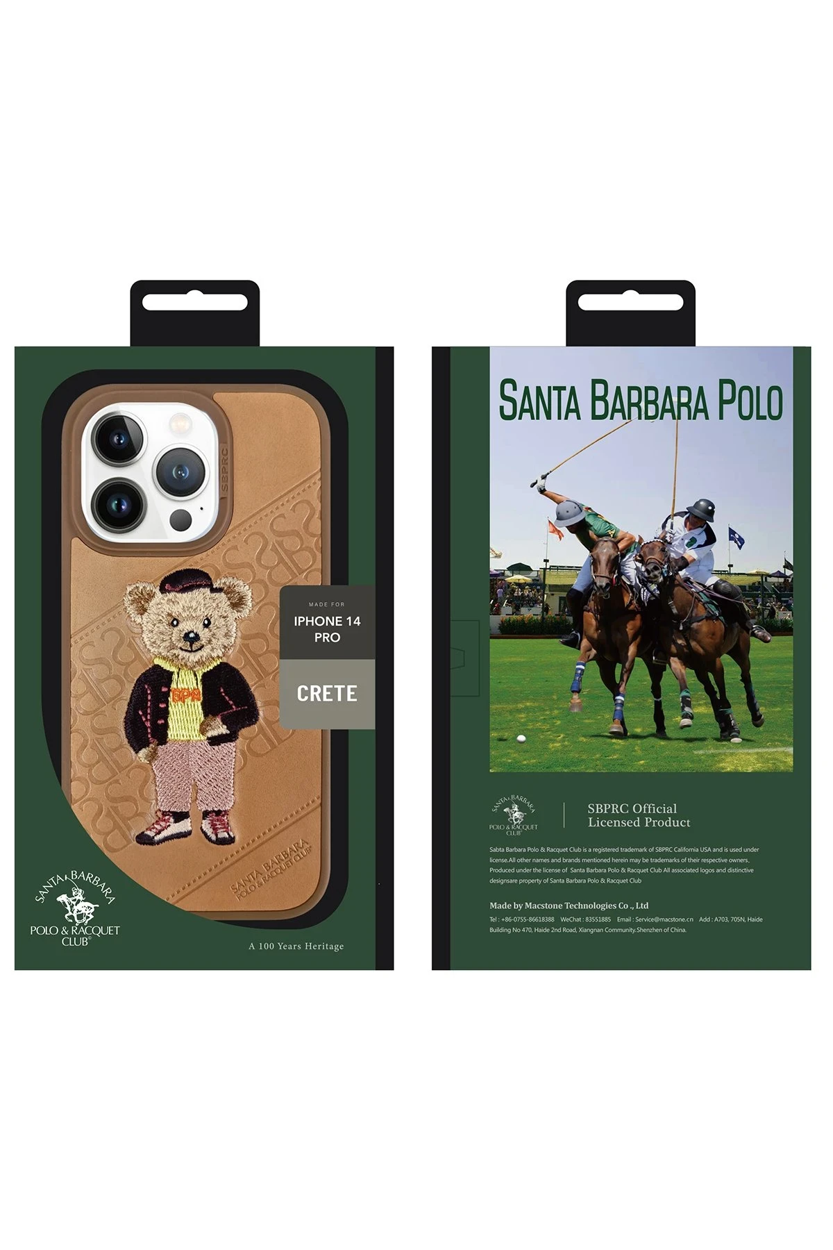 Santa Barbara Polo Racquet Club iPhone 13 Pro Max Crete Deri Kapak