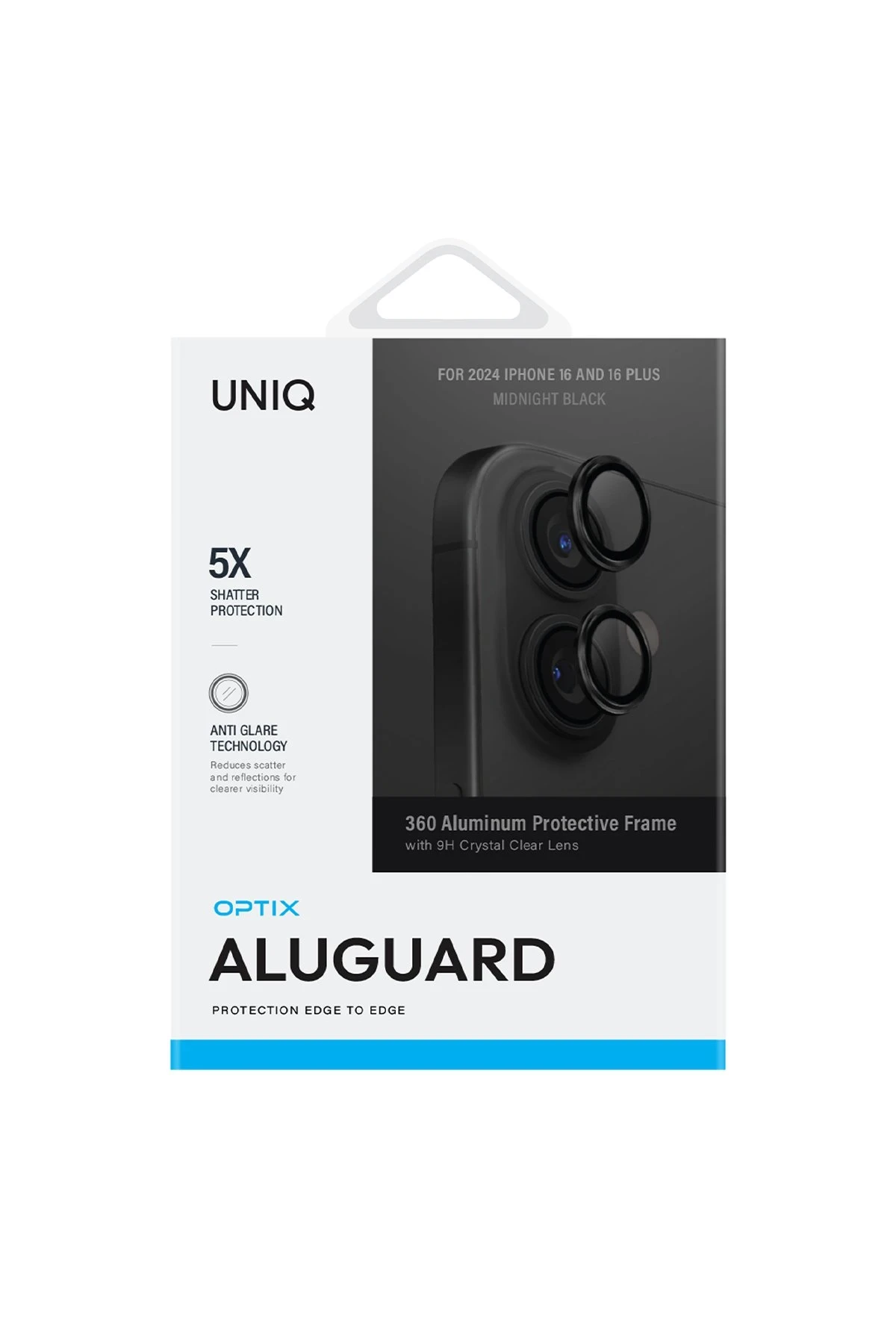Uniq iPhone 16 Optix Alüminyum Kamera Lens Koruyucu