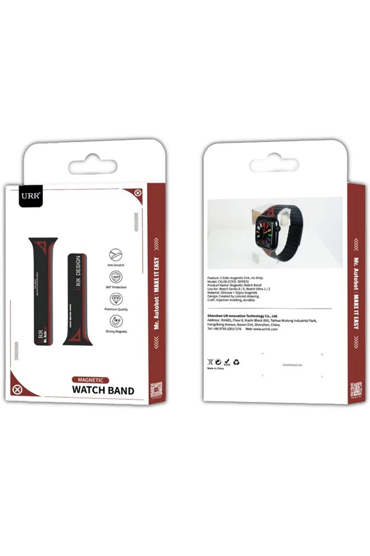 URR Watch 42mm Cool Series Kordon