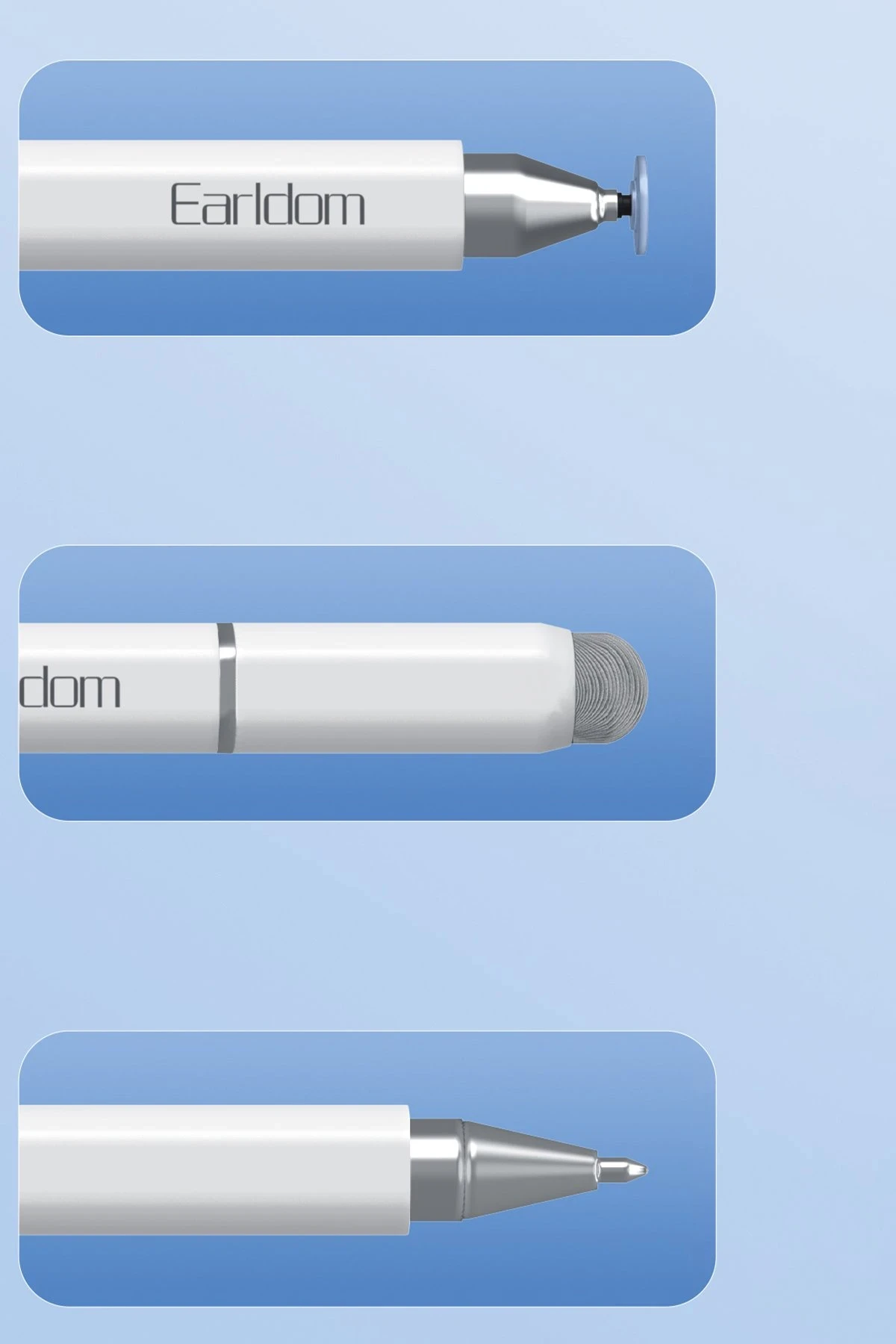 Earldom P6 3in1 Universal Dokunmatik Stylus Kalem