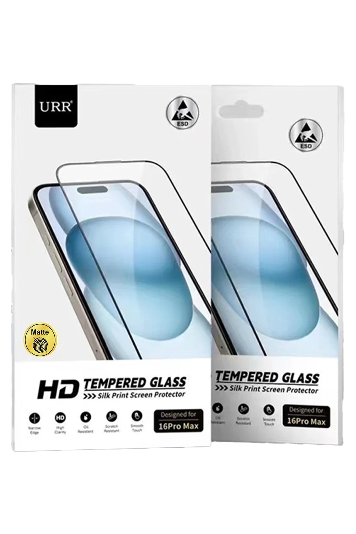 URR iPhone 16E 2.5D Mat Antidust HD Cam Ekran Koruyucu