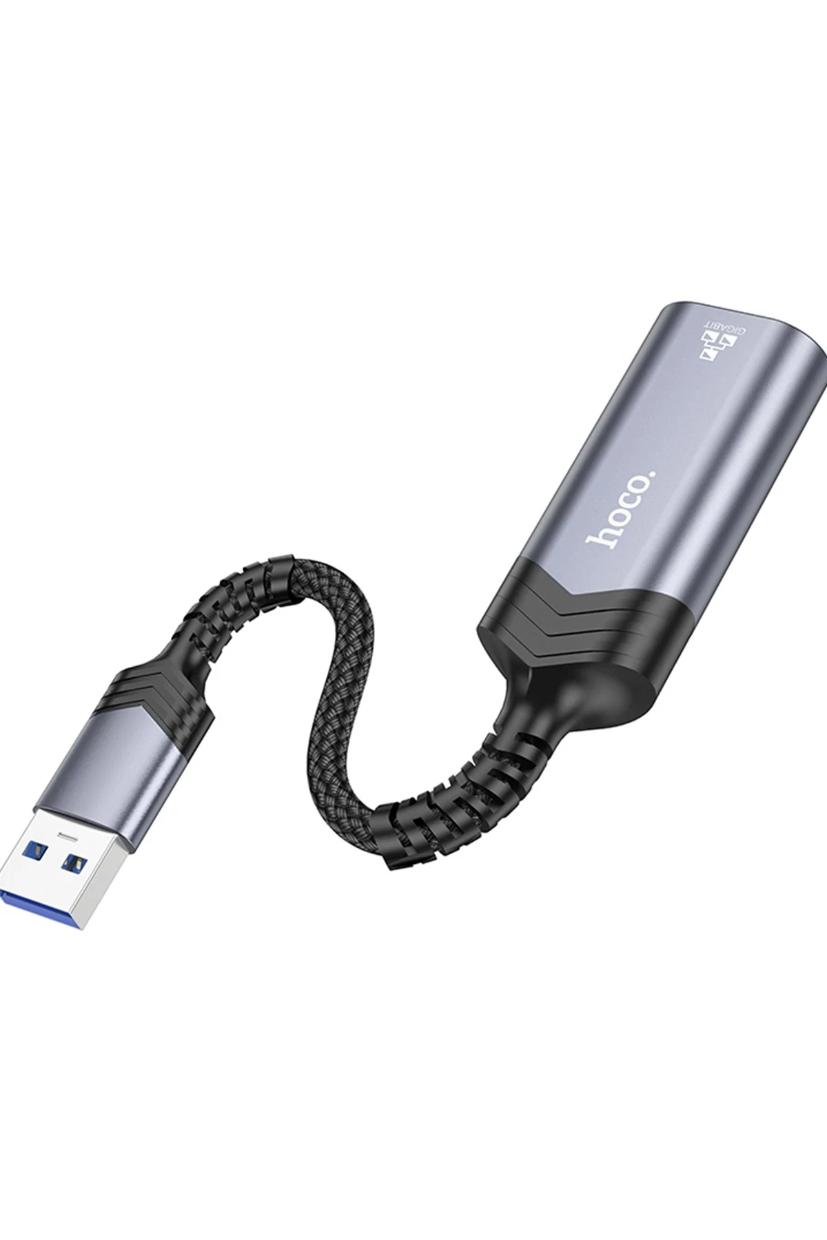 Hoco. UA26 Tak Çalıştır USB to RJ45 1000 Mbps Ethernet Dönüştürücü