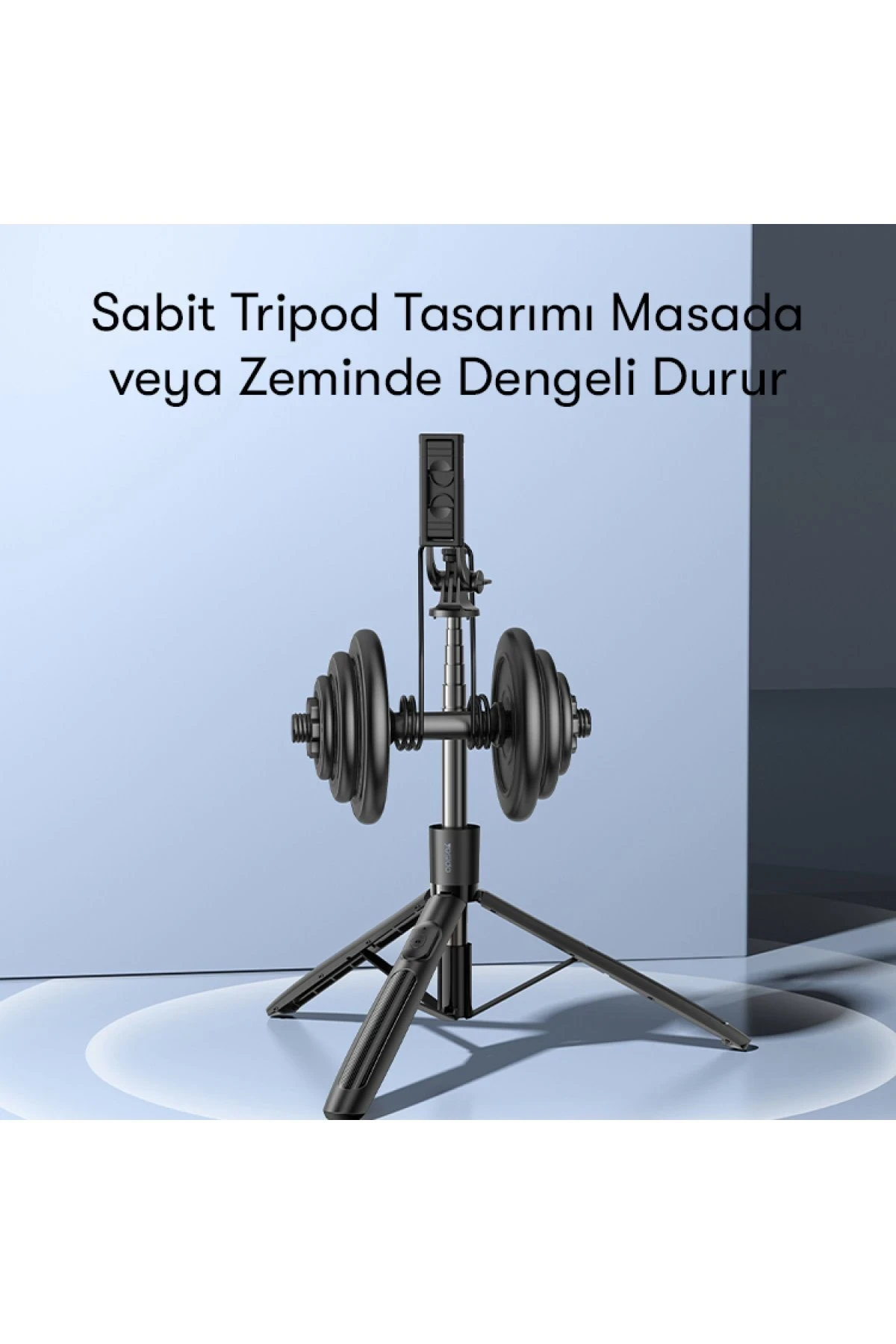 Yesido SF13 360 Derece Bluetooth Kontrollü 158cm Selfie Çubuğu