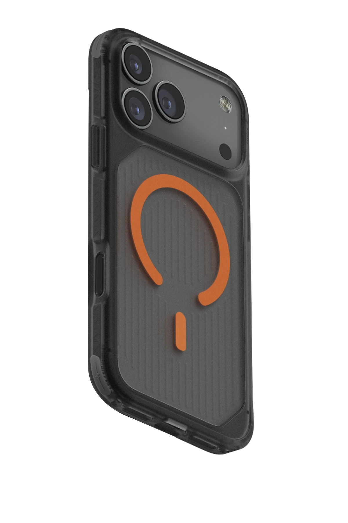 Uniq iPhone 17 Pro Combat Active Magsafe Kapak - Siyah-Turuncu