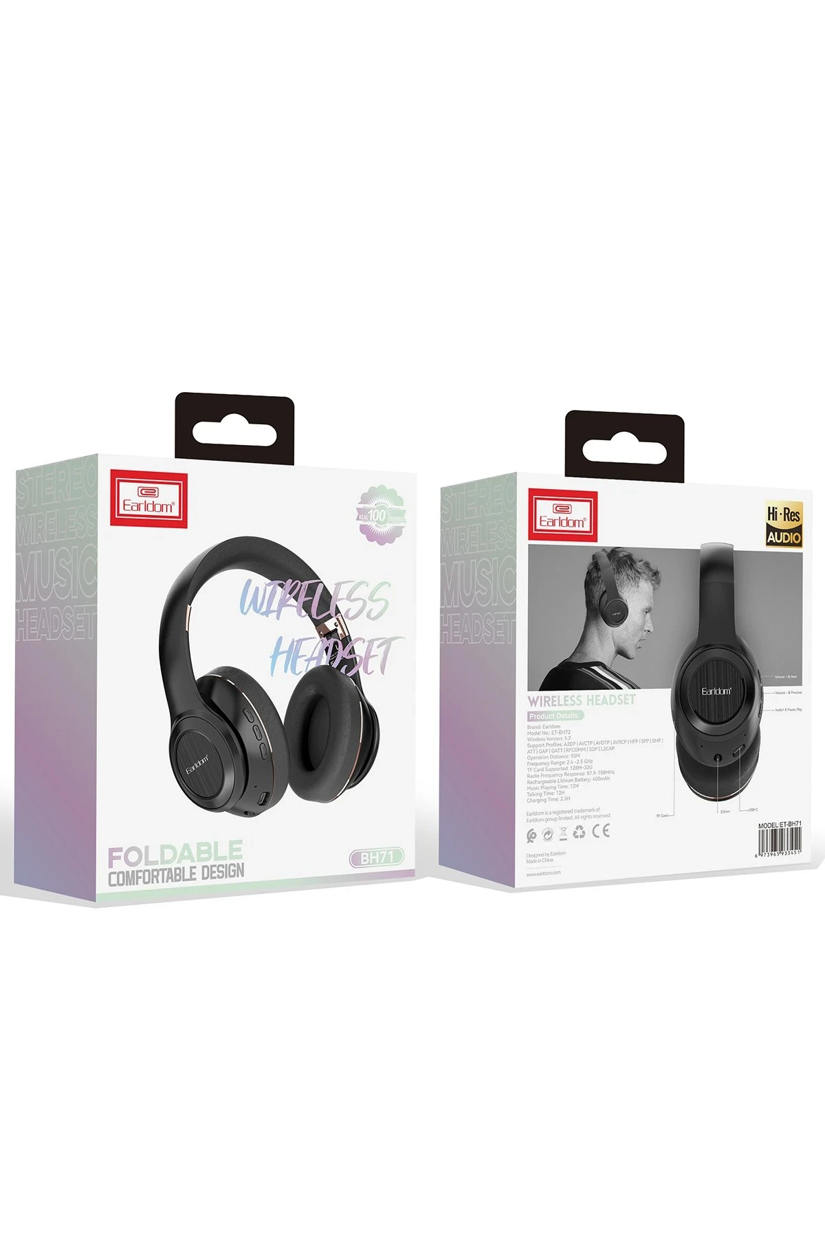 Earldom BH71 Kafaüstü Bluetooth Kulaklık