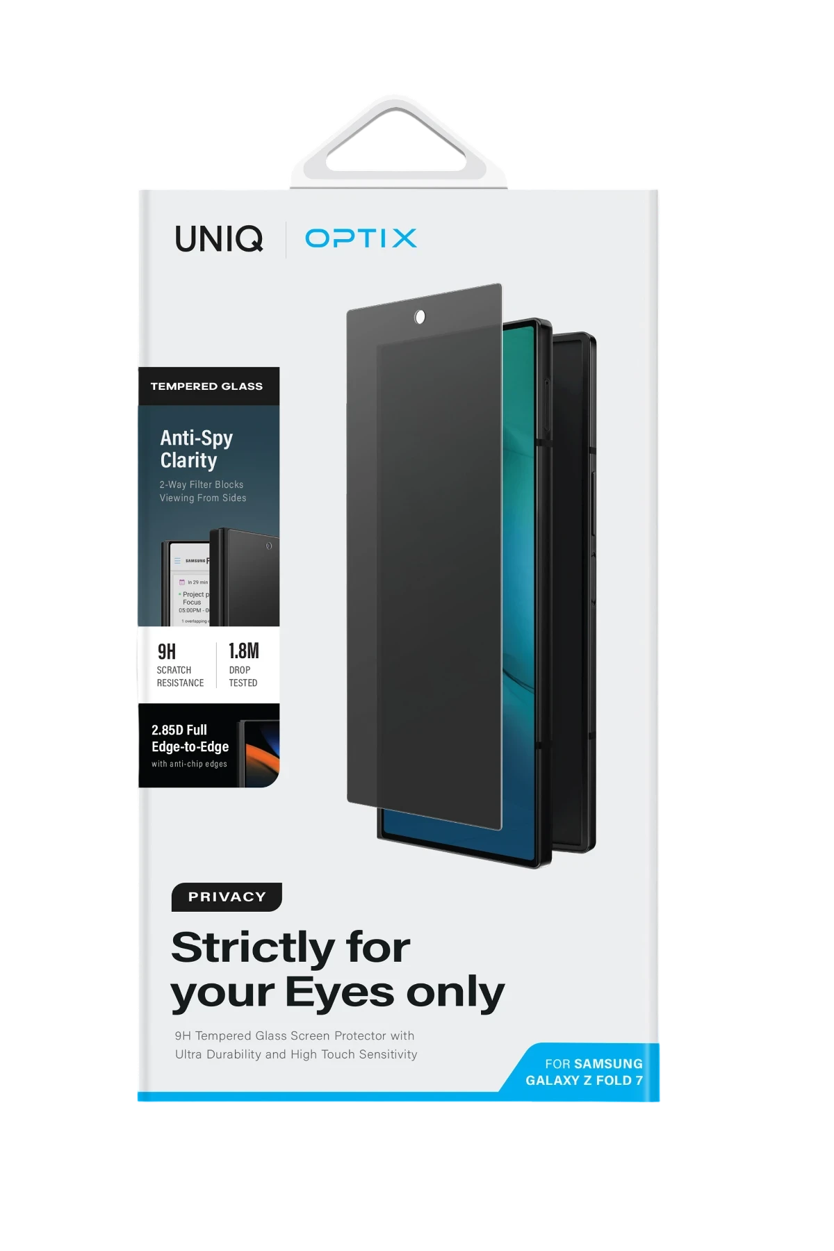 Uniq Samsung Galaxy Z Fold 7 Optix Hayalet Cam Ekran Koruyucu