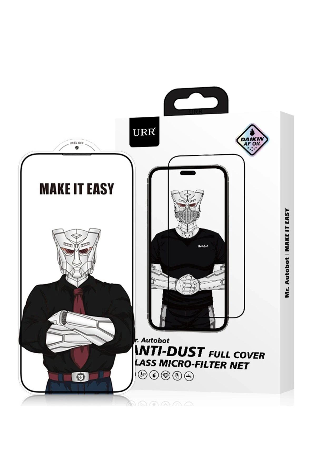 URR iPhone 15 Pro Max Lazer Antidust Cam Ekran Koruyucu
