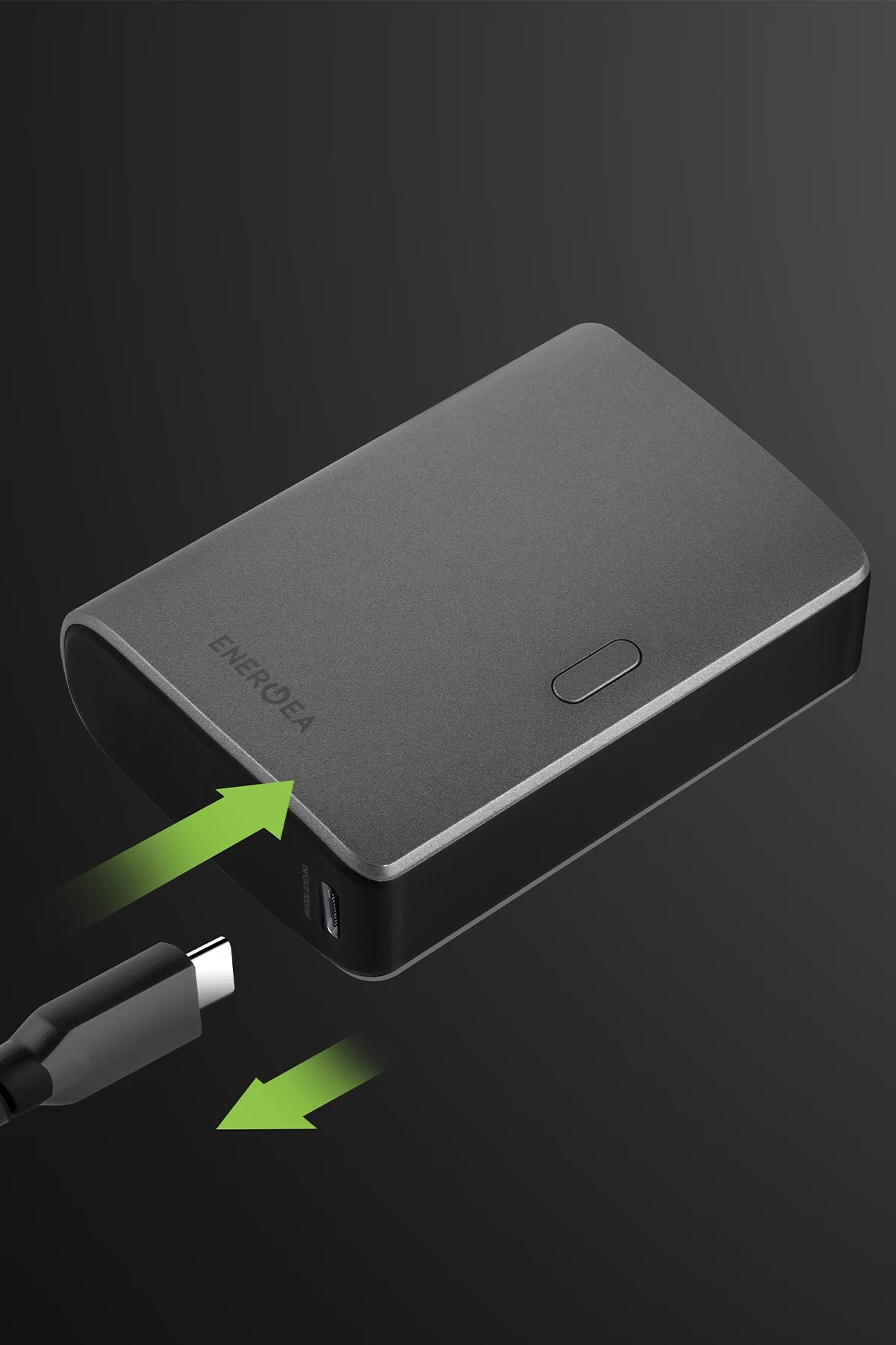 Energea ComPac 35 10.000 mAh Dijital Göstergeli 35W Type-C Çıkışlı 22.5W USB Çıkışlı PD Hızlı Şarj Powerbank