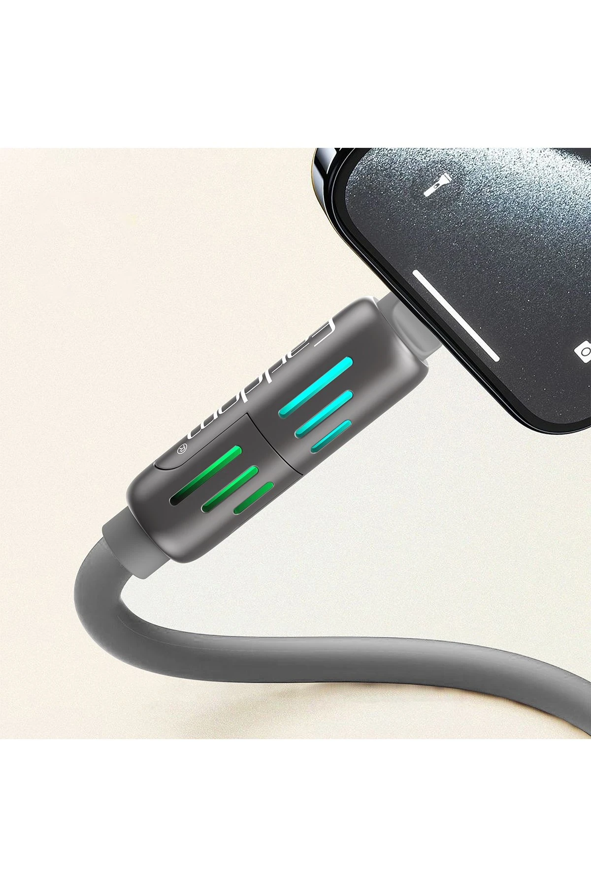 Earldom IC02 4in1 240W Type-C to Type-C Ekstra 2.4A USB to Lightning ve 30W Type-C to Lightninge Dönüşme Özellikli PD Hızlı Şarj Kablosu