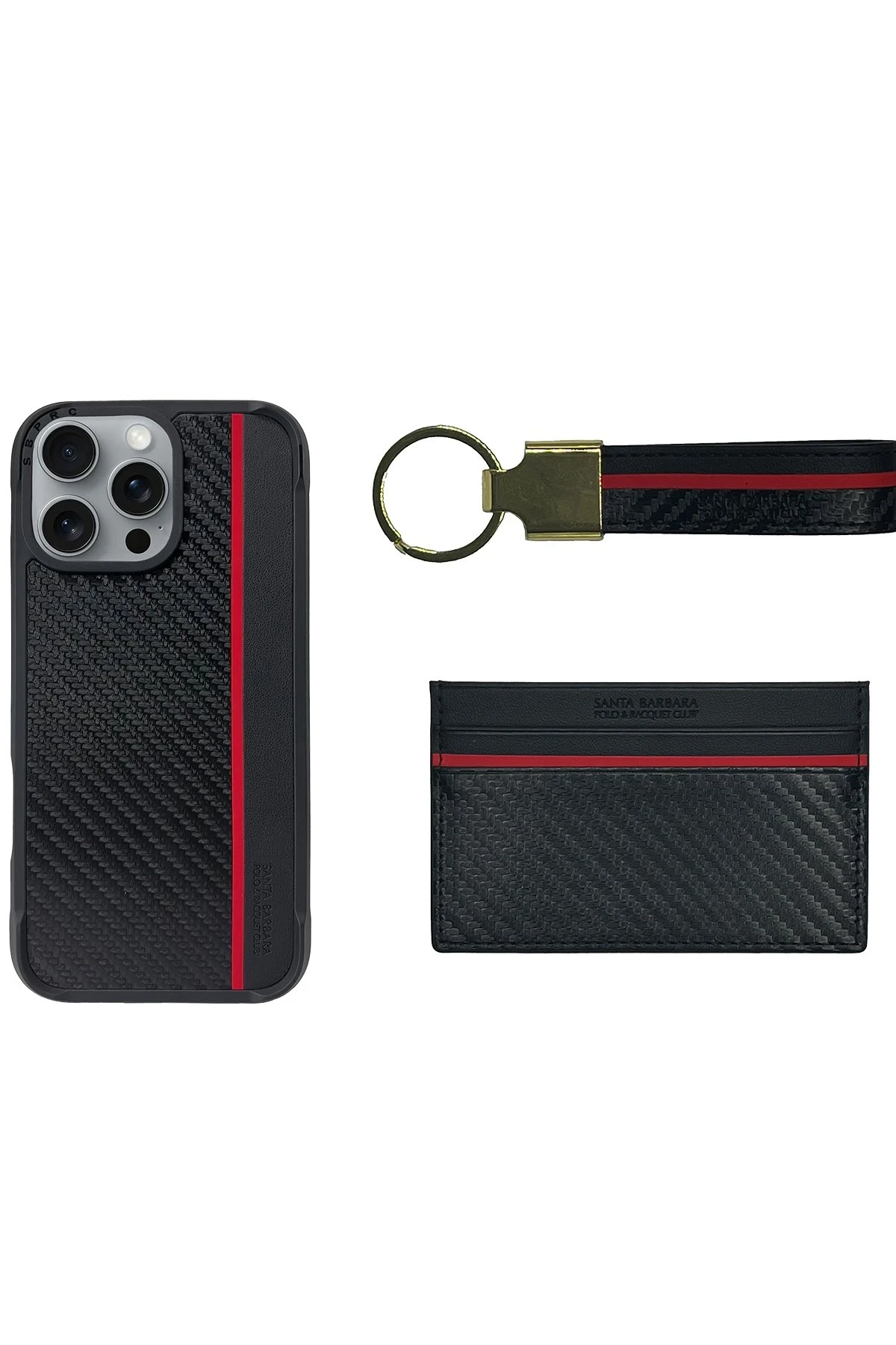 Santa Barbara Polo Racquet Club iPhone 16 Pro Hazel Karbon Set Kapak