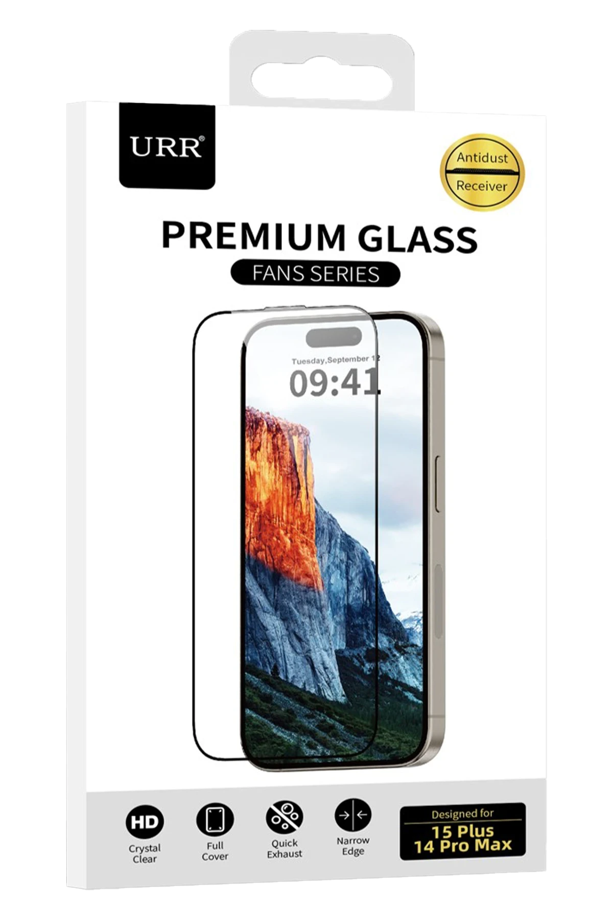URR iPhone 15 Pro Fans Series Premium HD Cam Ekran Koruyucu