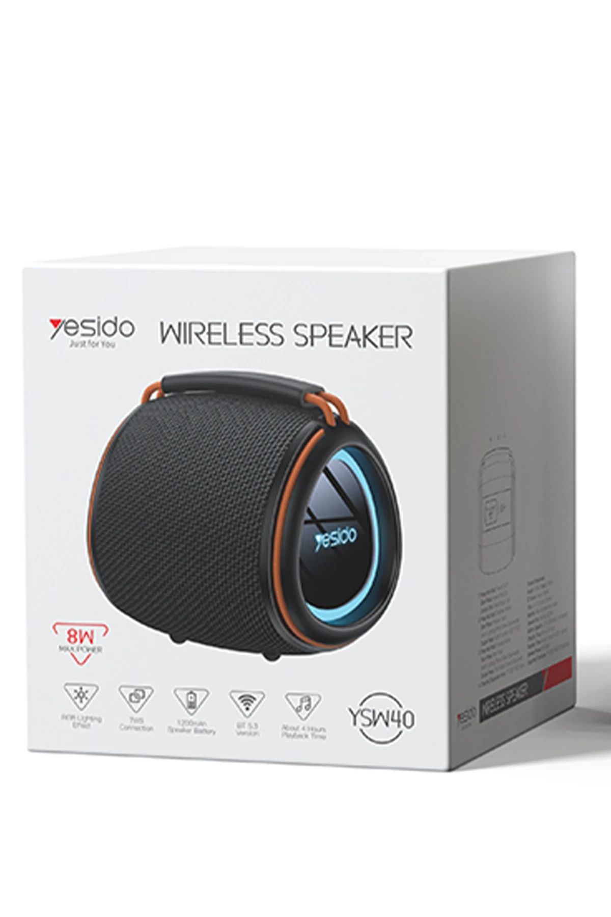 Yesido YSW40 BT 5.3 RGB Kablosuz Hoparlör