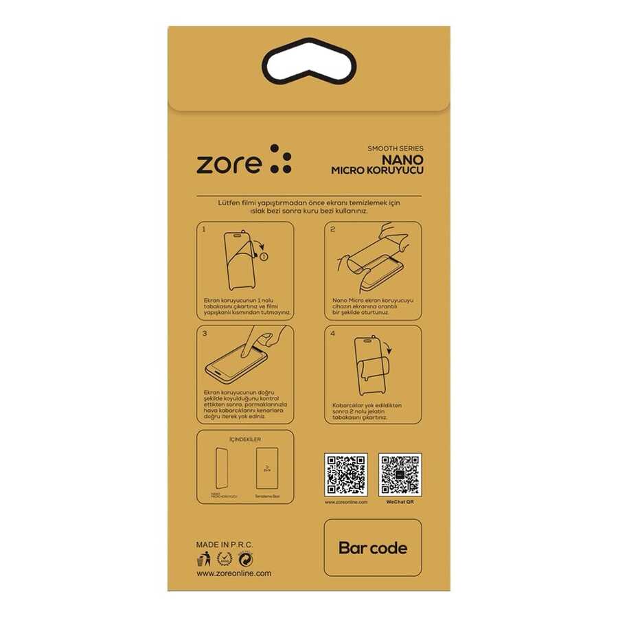 Realme C3 Zore Nano Micro Temperli Ekran Koruyucu