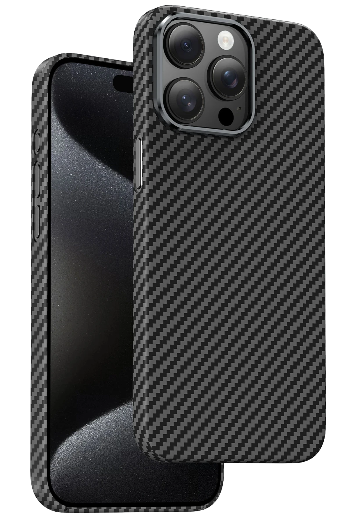 Keephone iPhone 15 Pro Max Kevlar Magsafe Kılıf